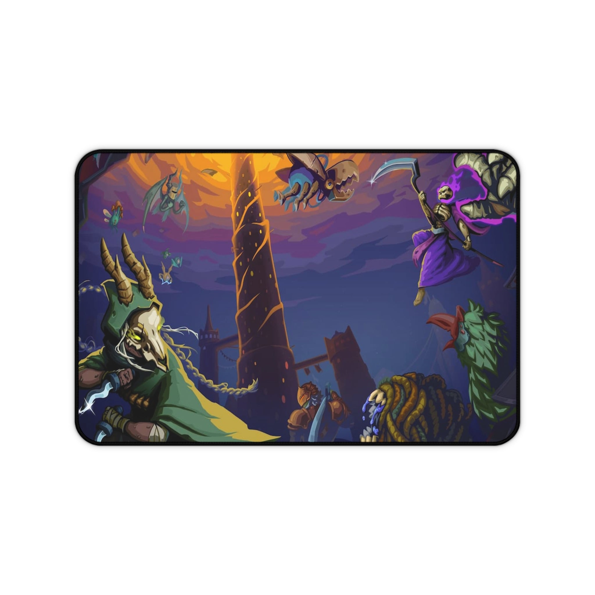Fantasy Necromancer Battle - Gaming Mouse Pad