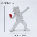 Banksy Stone Thrower Resin Sculpture