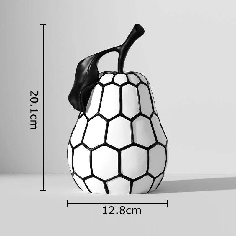 Apple & Pineapple Resin Sculpture