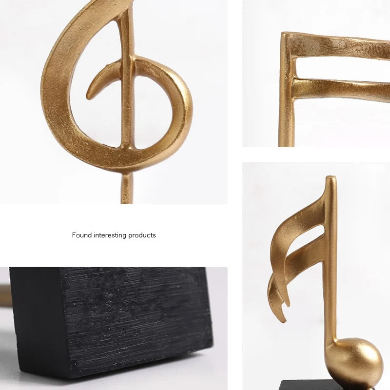 Golden Musical Note Ornament