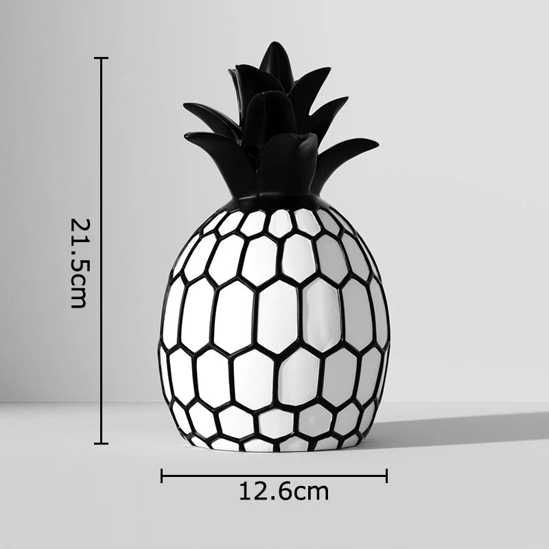 Apple & Pineapple Resin Sculpture