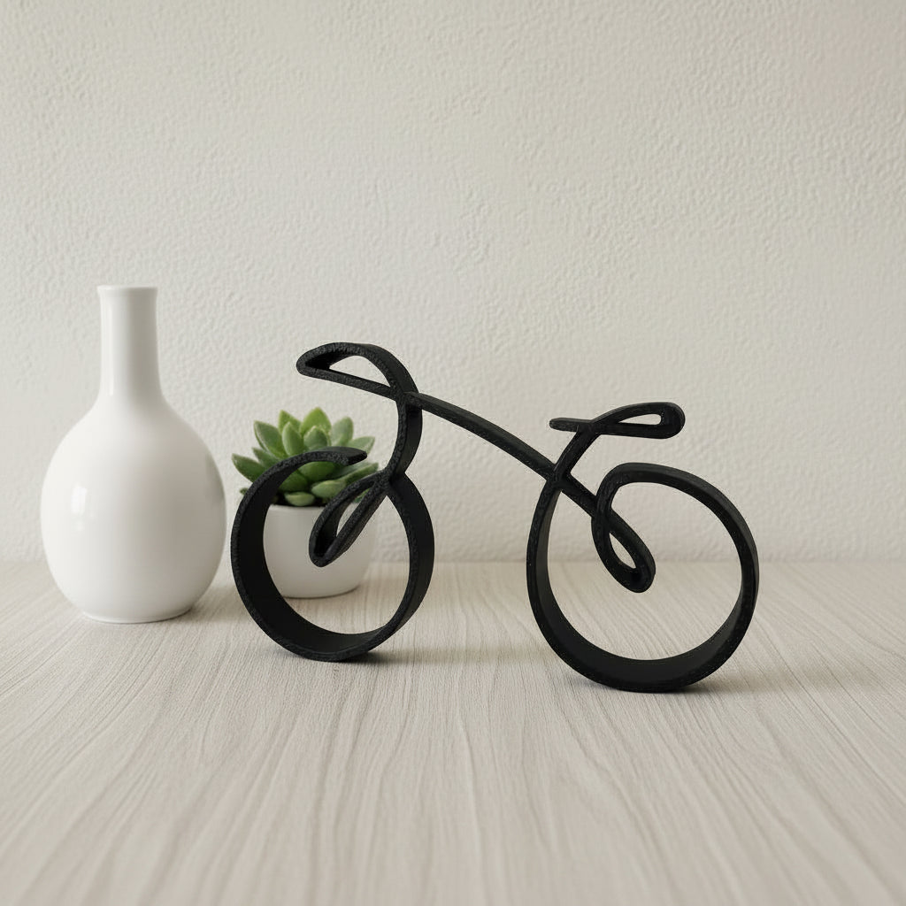 Minimalist Bike Sculpture