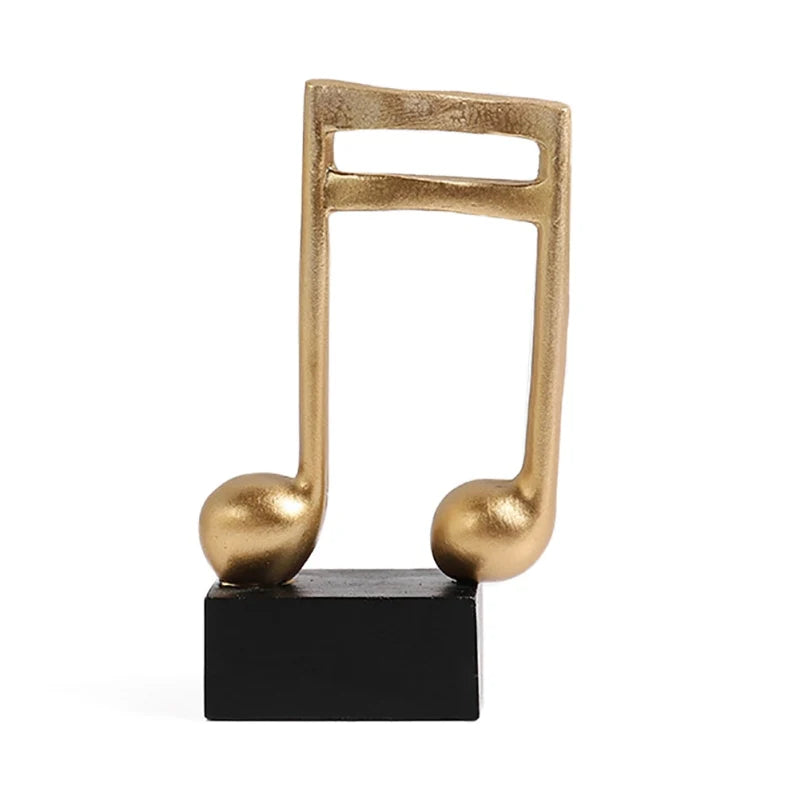 Golden Musical Note Ornament