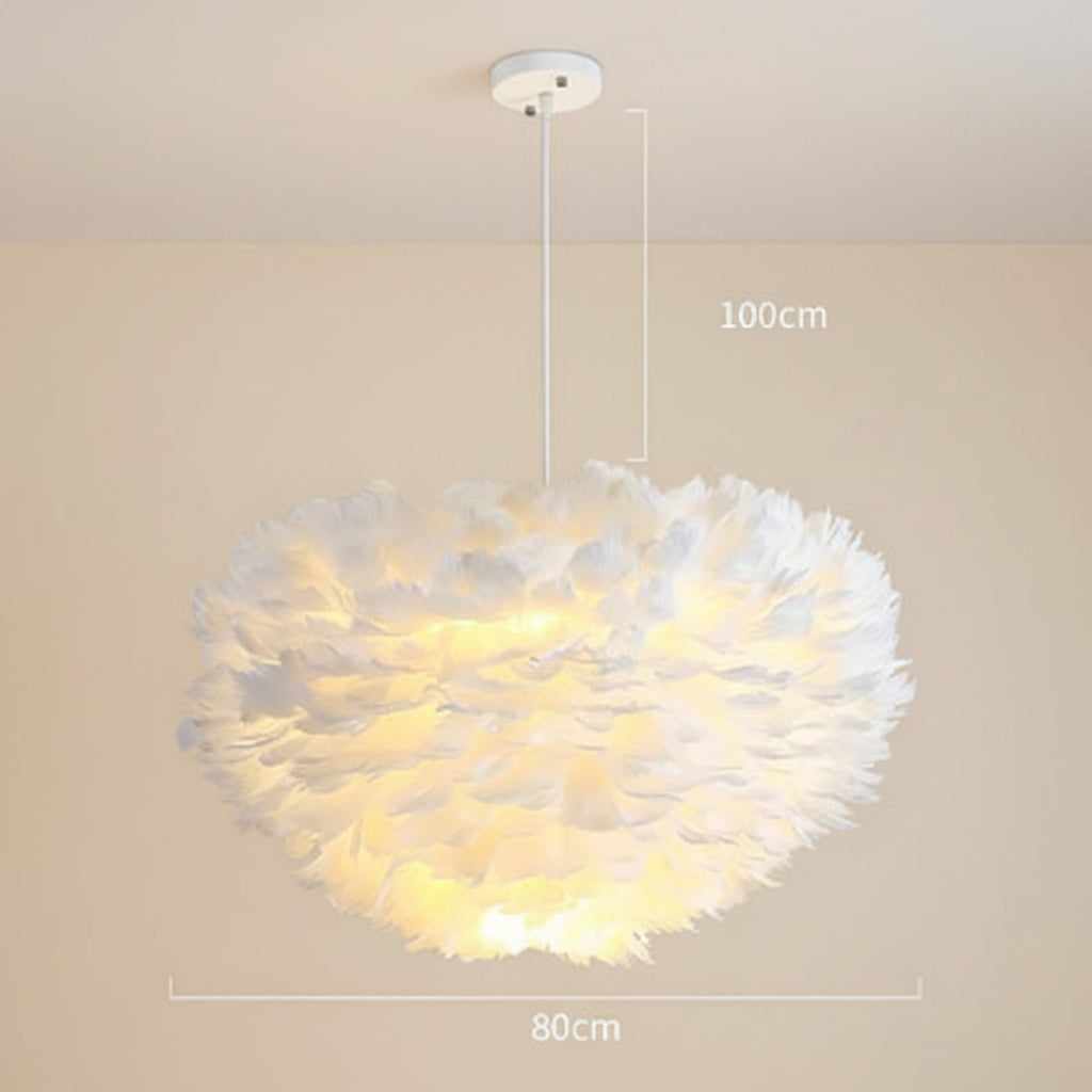 Nordic Feather Pendant Light