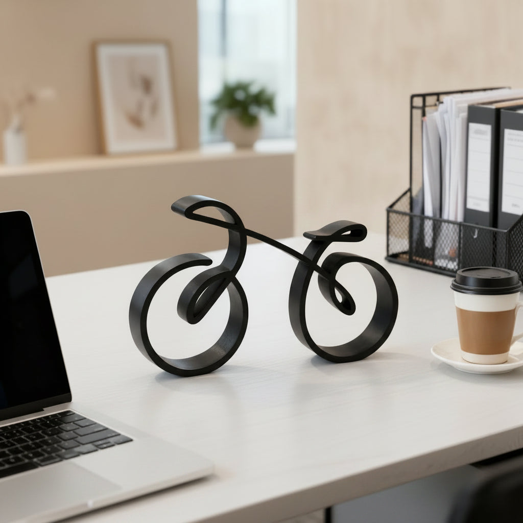Minimalist Bike Sculpture