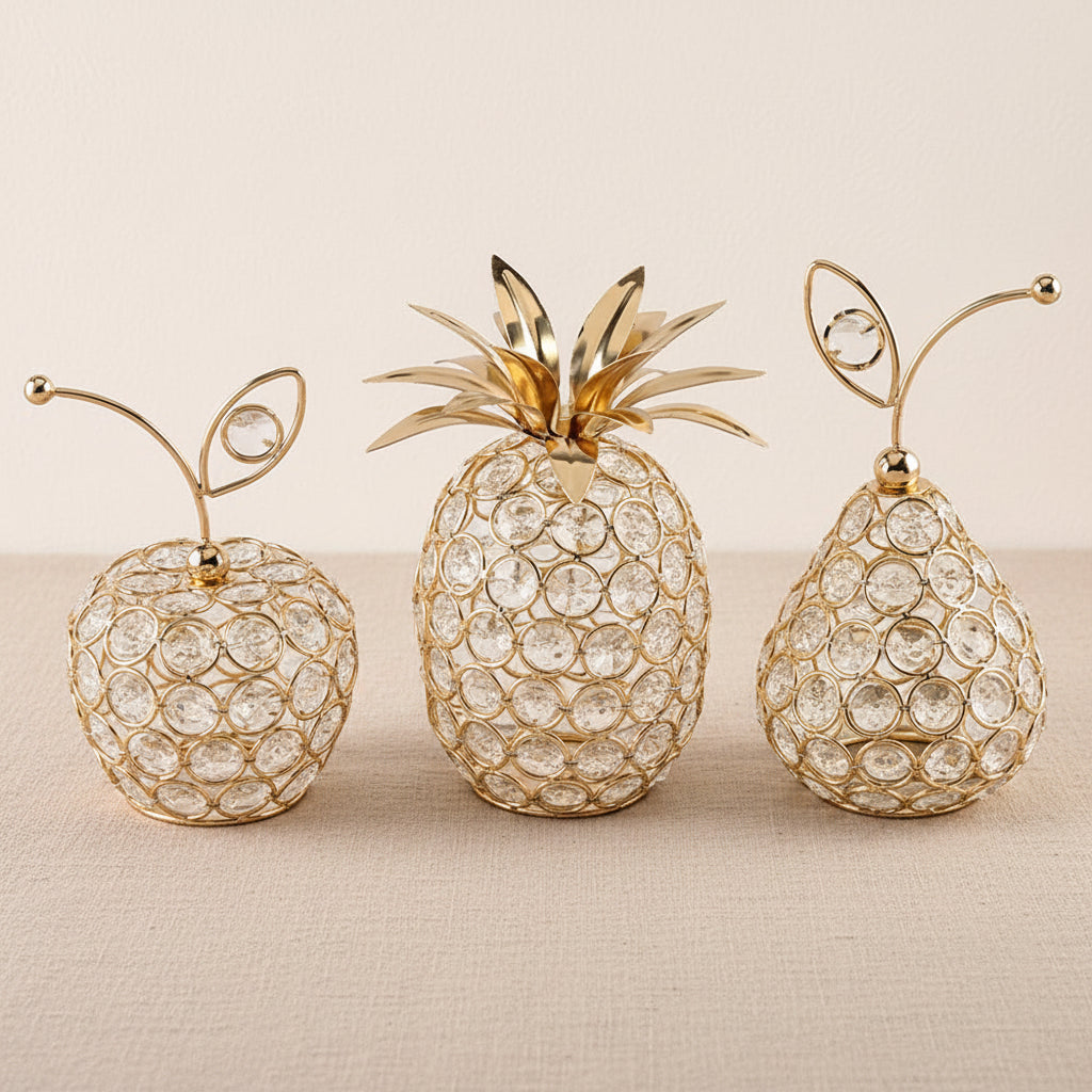 Crystal Fruit Decorative Ornament