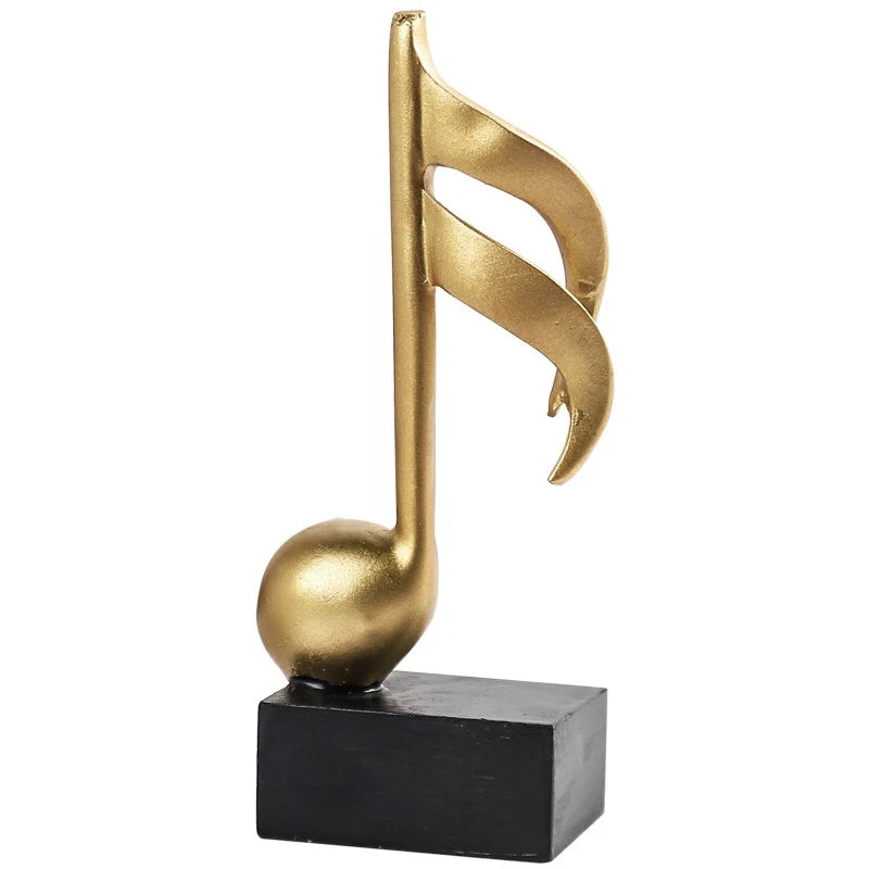 Golden Musical Note Ornament
