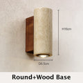 Wabi Sabi Travertine Wall Lamp