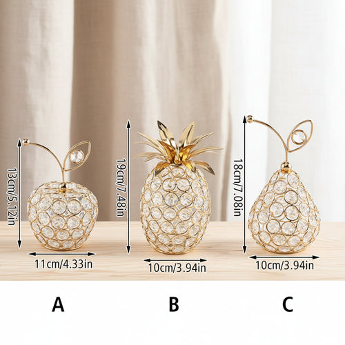 Crystal Fruit Decorative Ornament