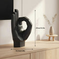 Resin Hand Gesture Sculpture