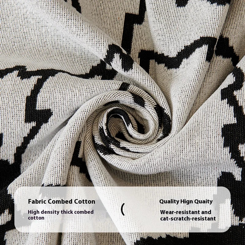 Nordic Tassel Throw Blanket