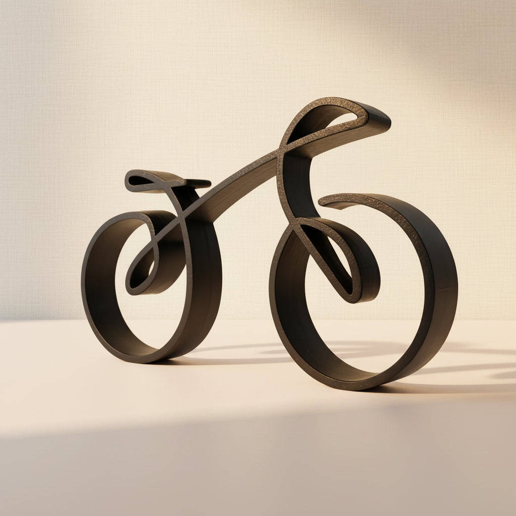 Minimalist Bike Sculpture