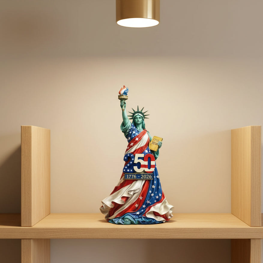 USA 250th Anniversary Angel Resin Figurine
