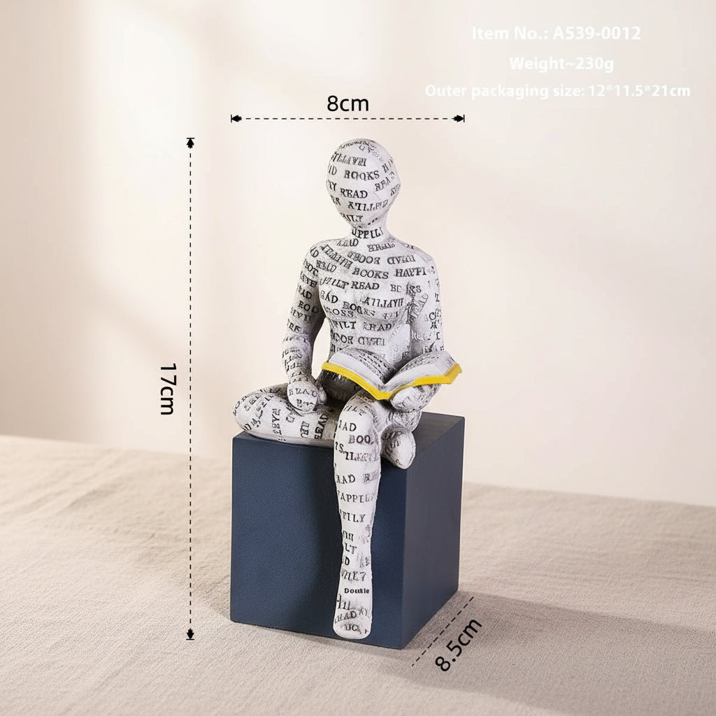 Nordic Reader Sculpture