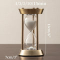 Nordic Metal Hourglass — Decorative Timer