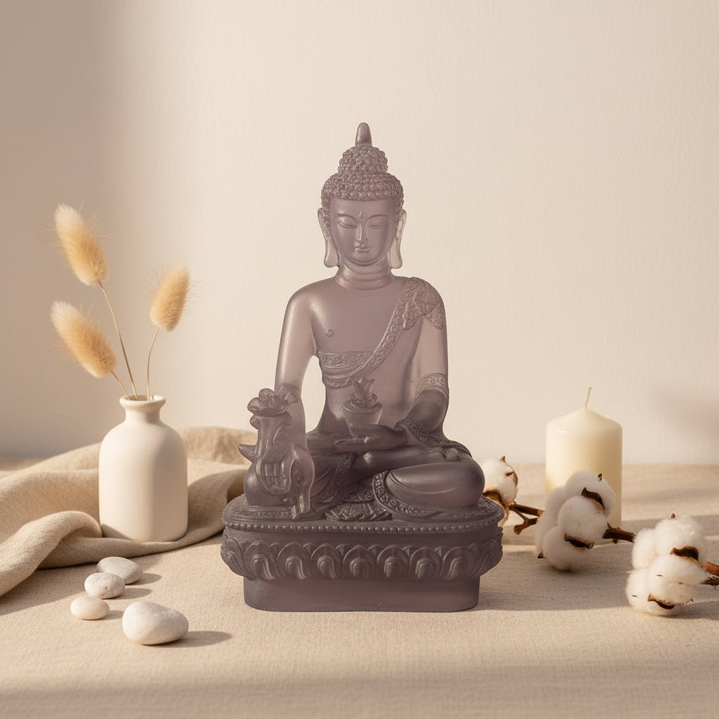Medicine Buddha Statue — Resin Sculpture