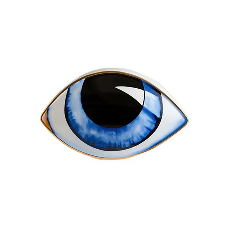 Evil Eye Ceramic Sculpture