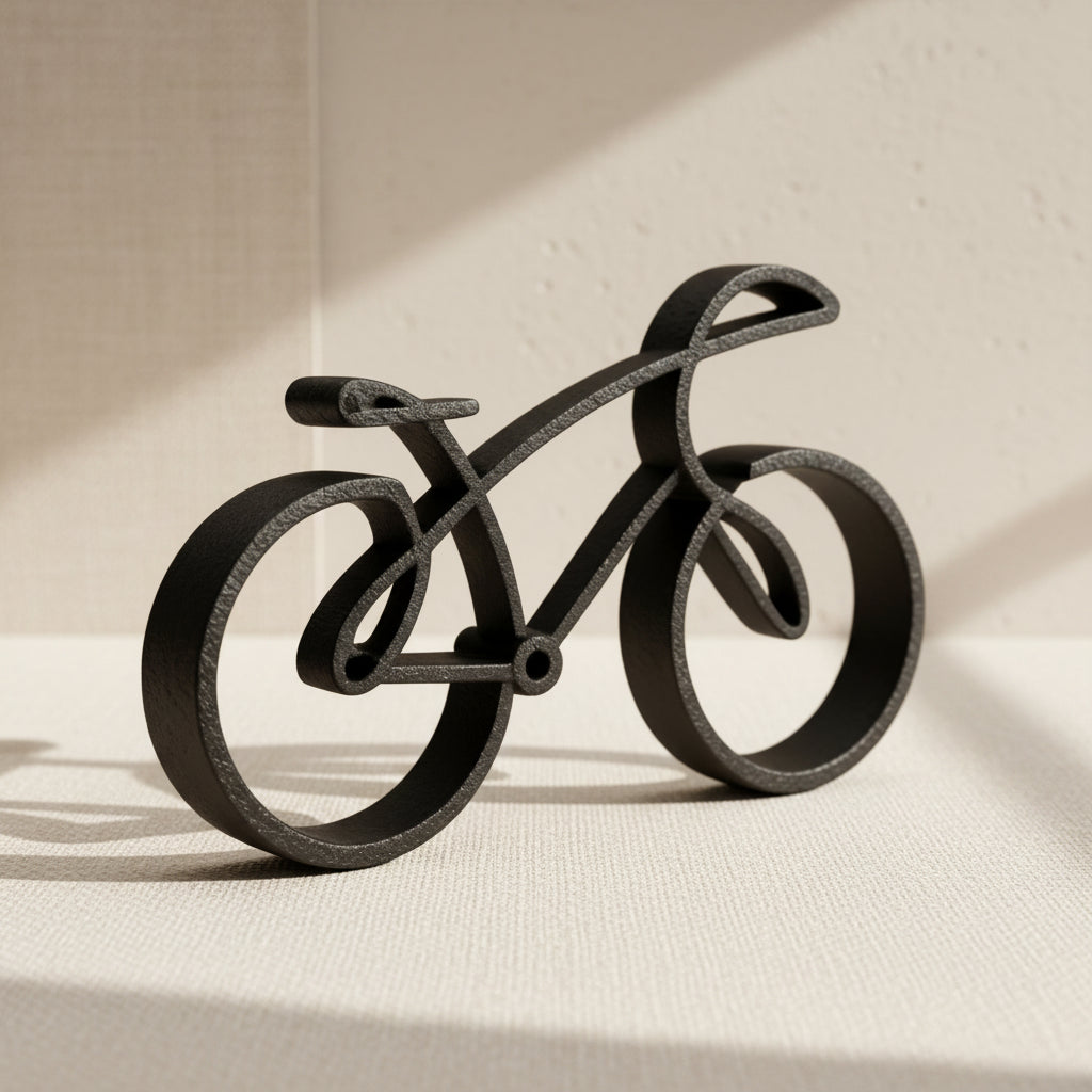 Minimalist Bike Sculpture