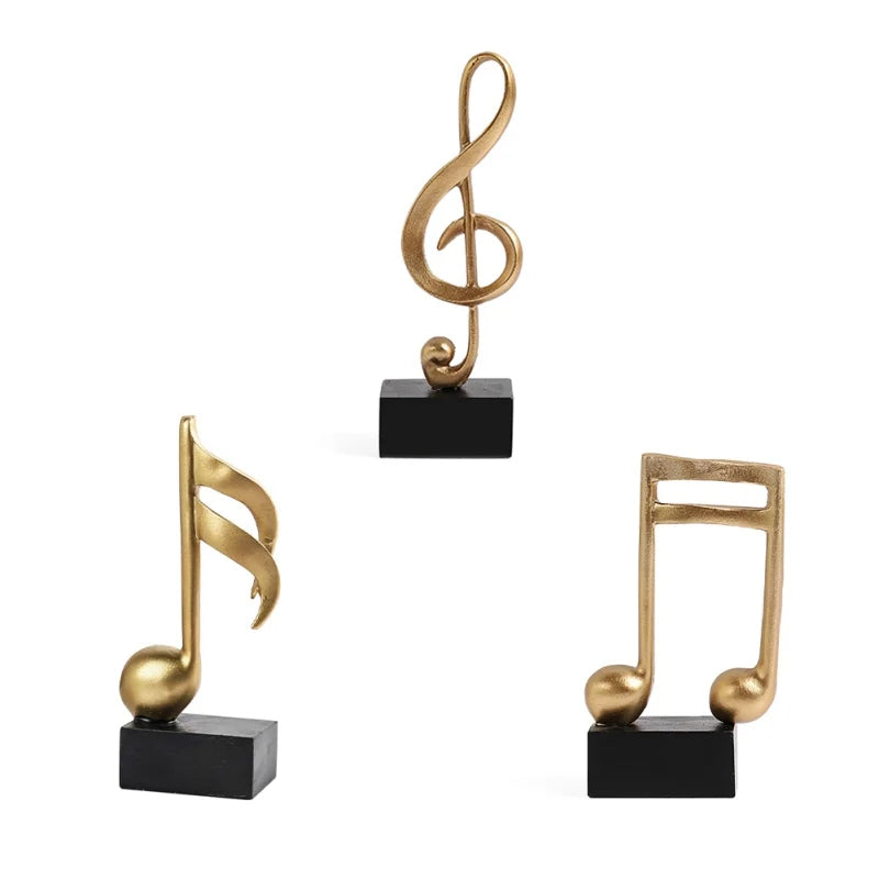 Golden Musical Note Ornament