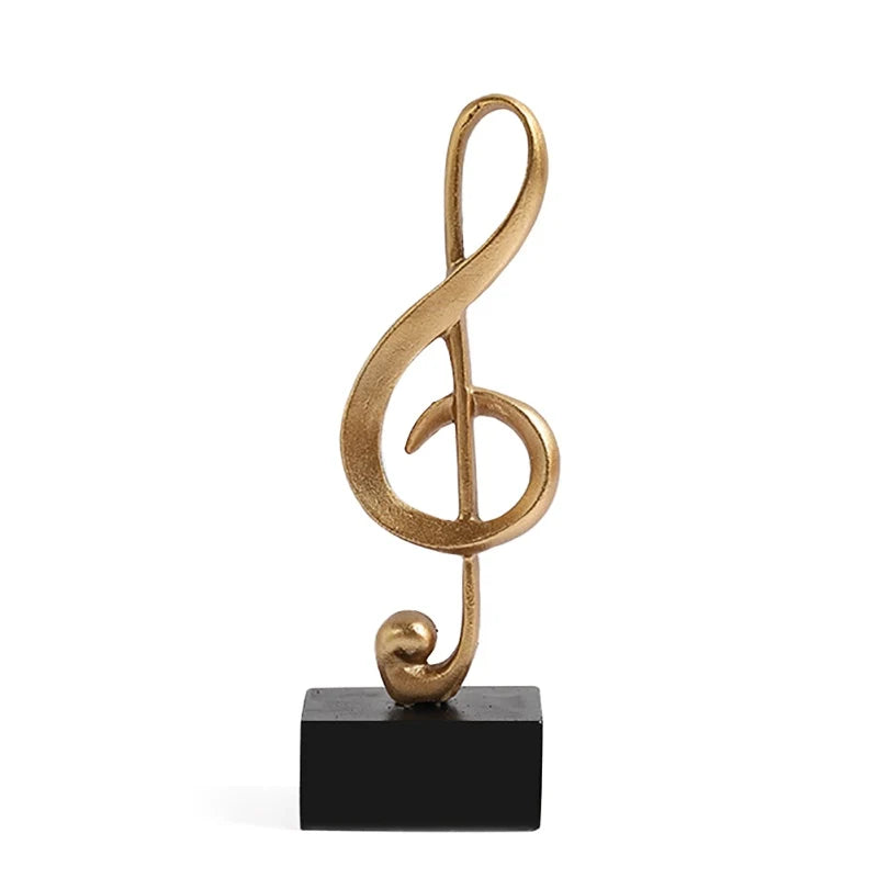 Golden Musical Note Ornament