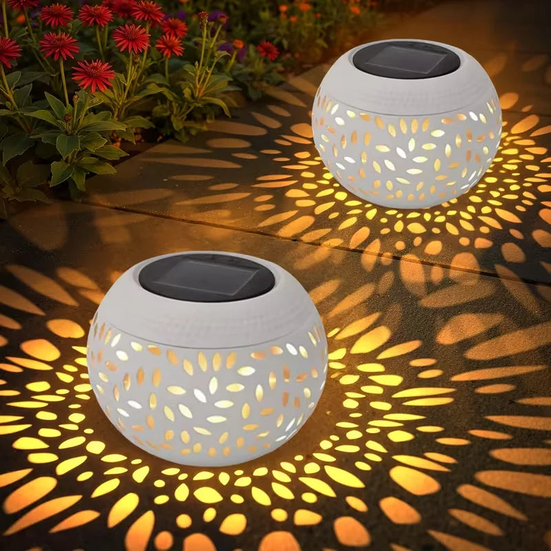 Solar Hollow Iron Outdoor Lantern