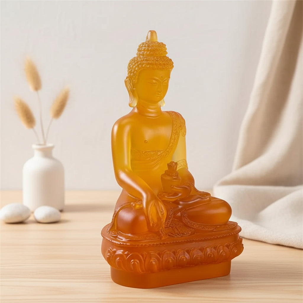 Medicine Buddha Statue — Resin Sculpture