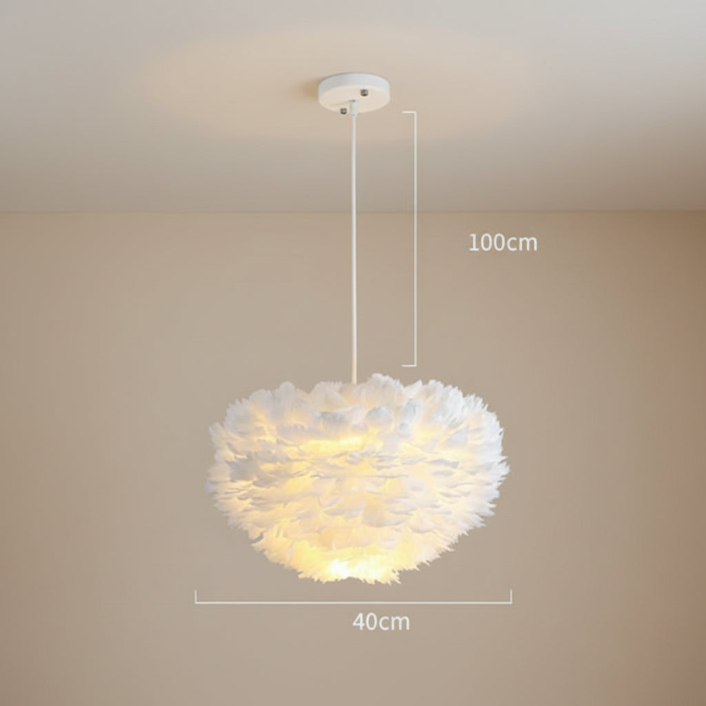 Nordic Feather Pendant Light