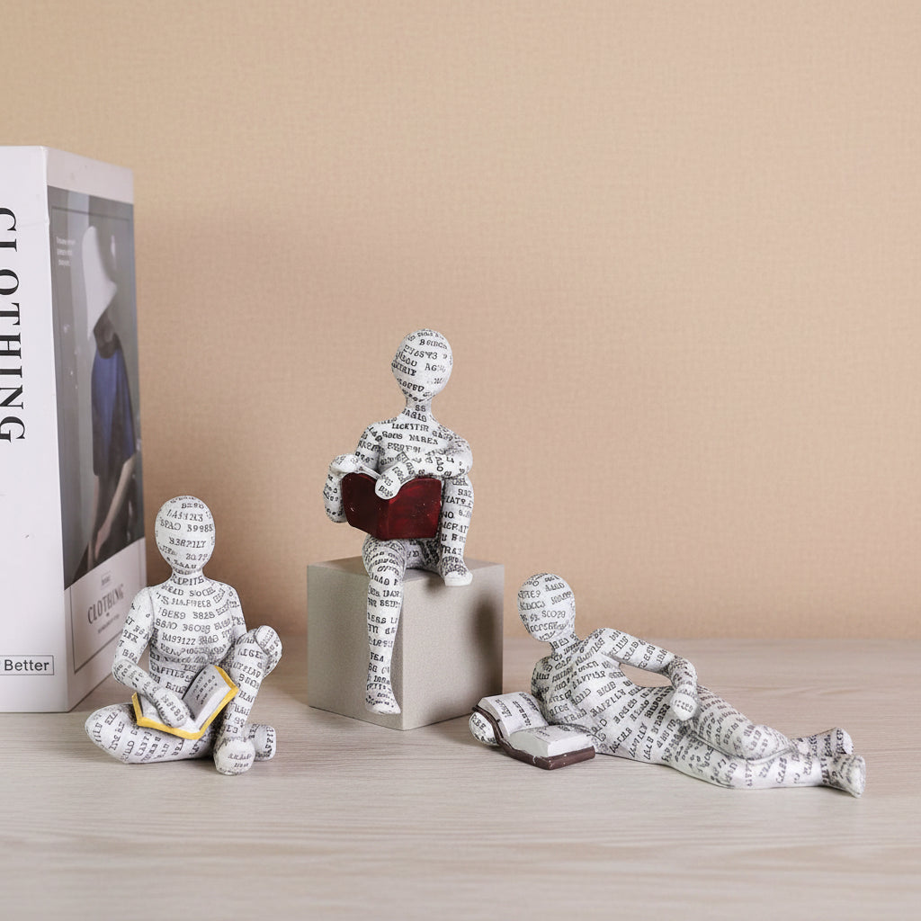 Nordic Reader Sculpture