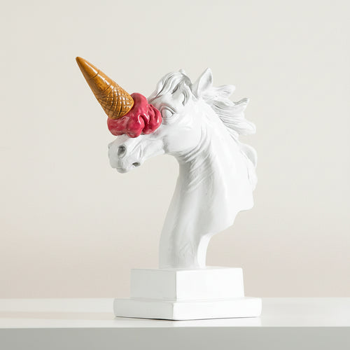 Abstract Horse Head Sculpture