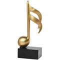 Golden Musical Note Ornament