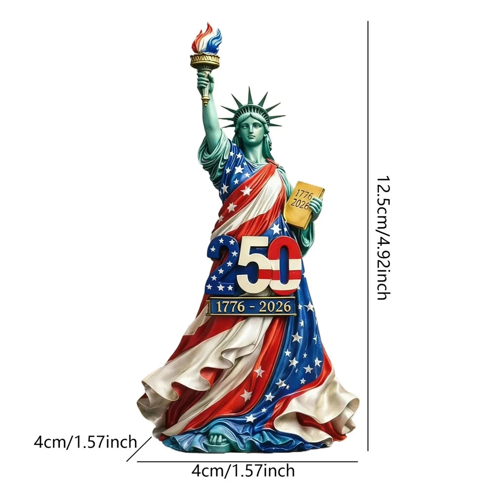USA 250th Anniversary Angel Resin Figurine