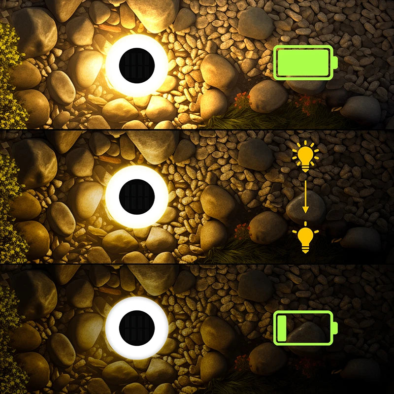 Solar Ground Lights 14 LED – IP65 Waterproof