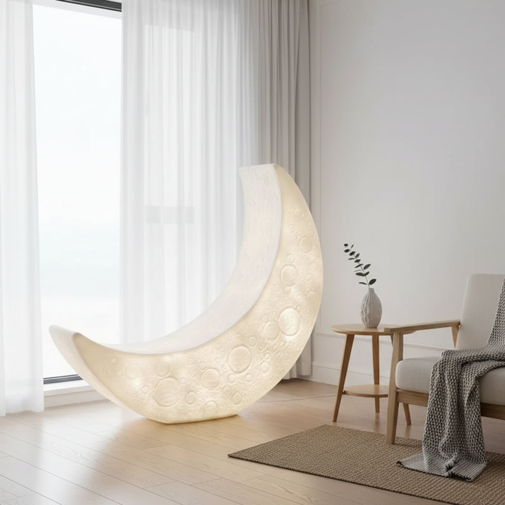 Crescent Moon Floor Lamp