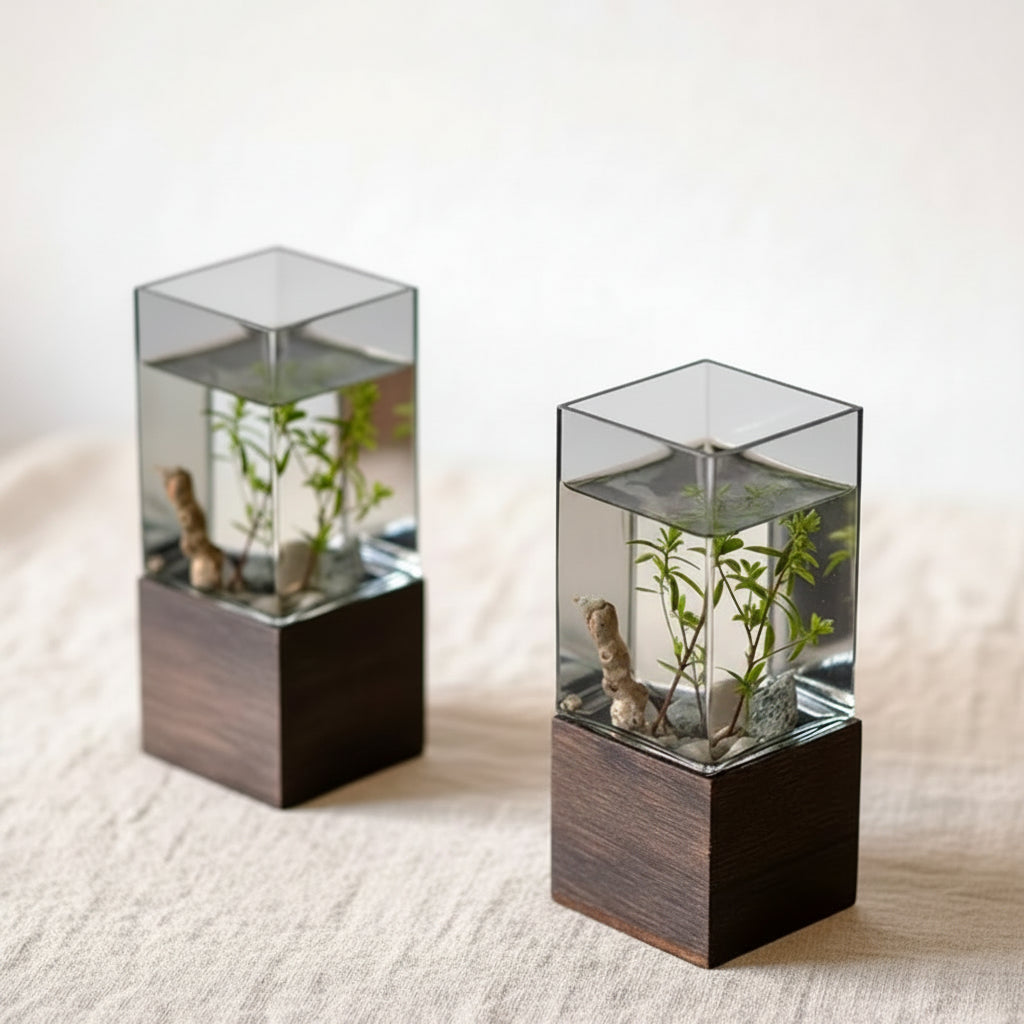 Nordic Acrylic Vase with Base