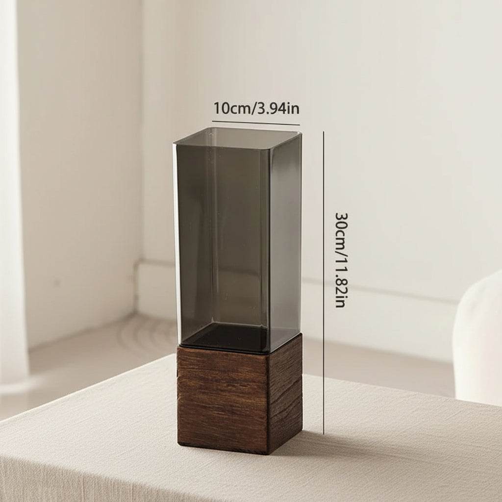 Nordic Acrylic Vase with Base