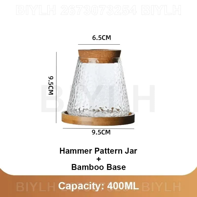 Hydroponic Glass Vase Transparent Flower Pot Plant Home Decor With Base Tray