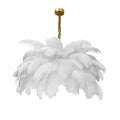Feather LED Pendant Chandelier — Nordic Luxury