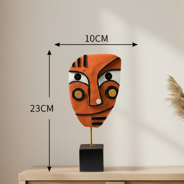 Abstract Facial Art Sculpture