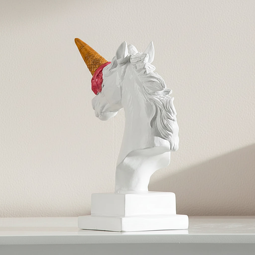 Abstract Horse Head Sculpture