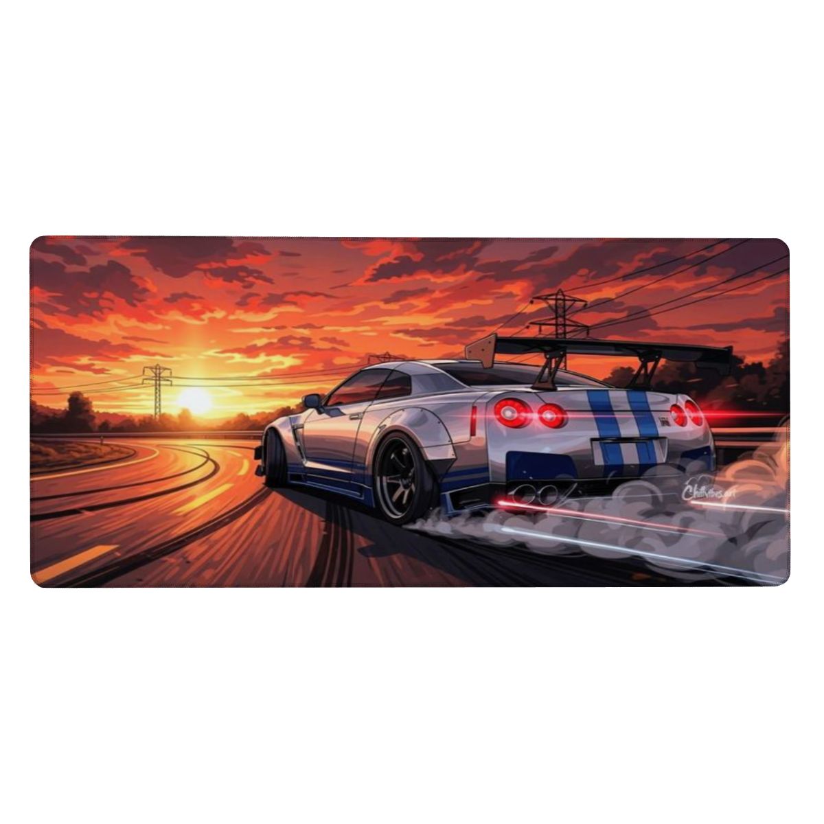 XXL Gaming Mouse Pad Car Design Extended Desk Mat Large Keyboard Mat
