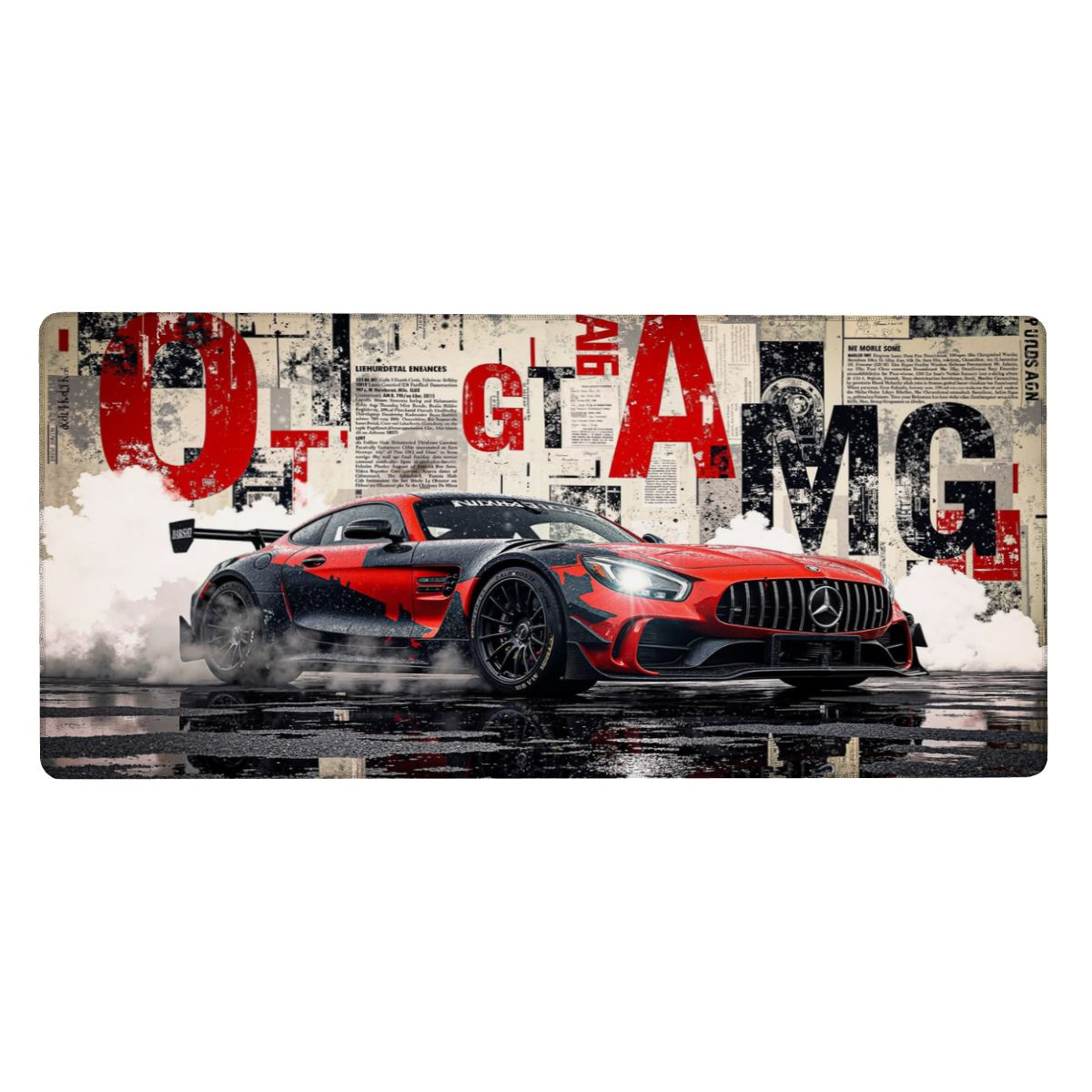 XXL Gaming Mouse Pad Car Design Extended Desk Mat Large Keyboard Mat